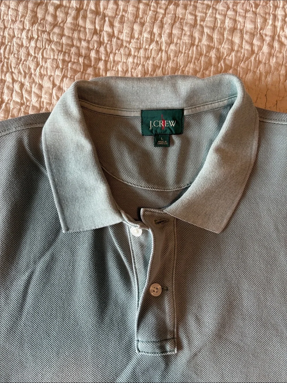 J. Crew Men's Green Polo Shirt